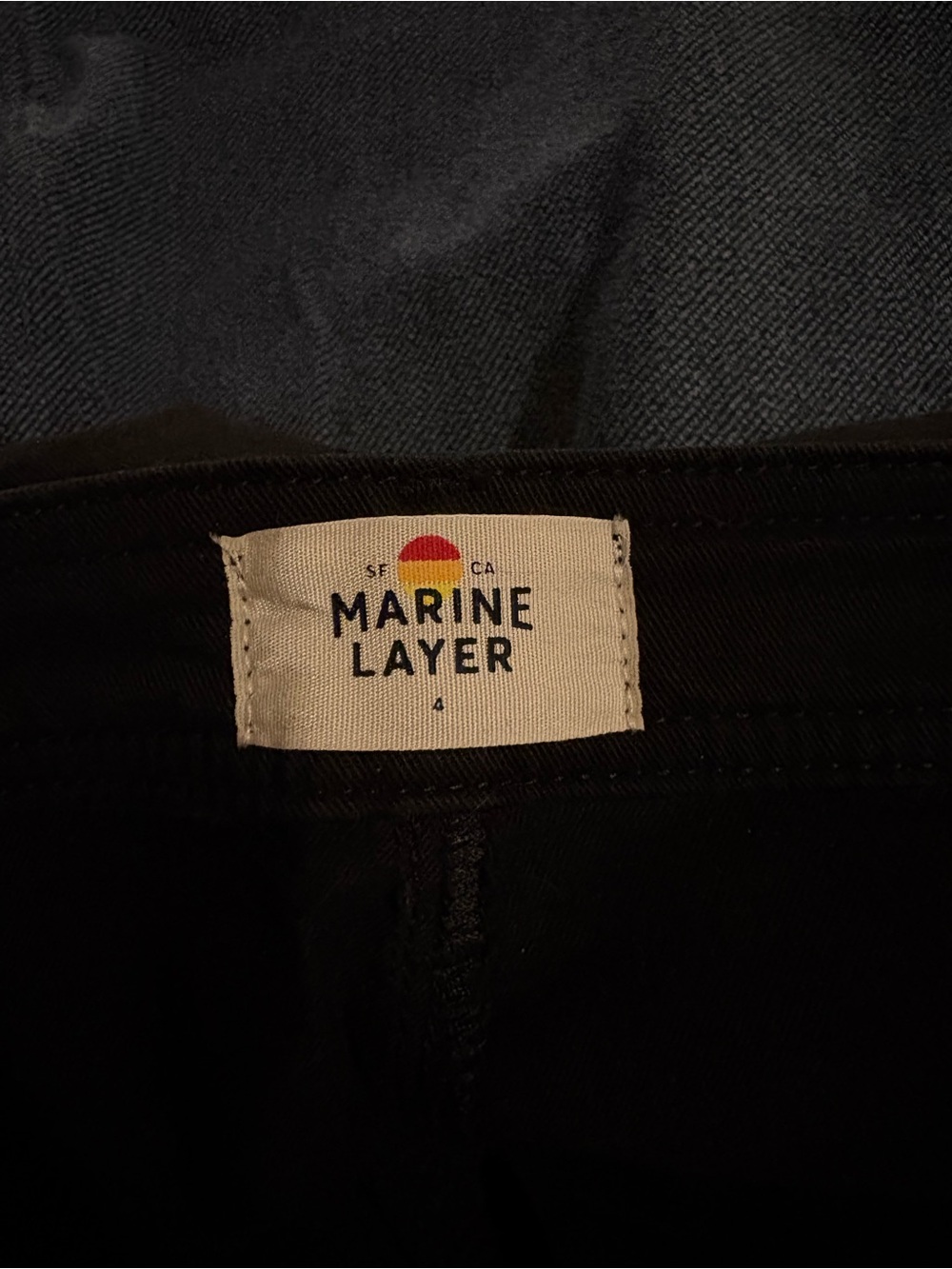 Marine Layer Bridget Black High-Rise Wide-Leg Jeans - Picture 5 of 5